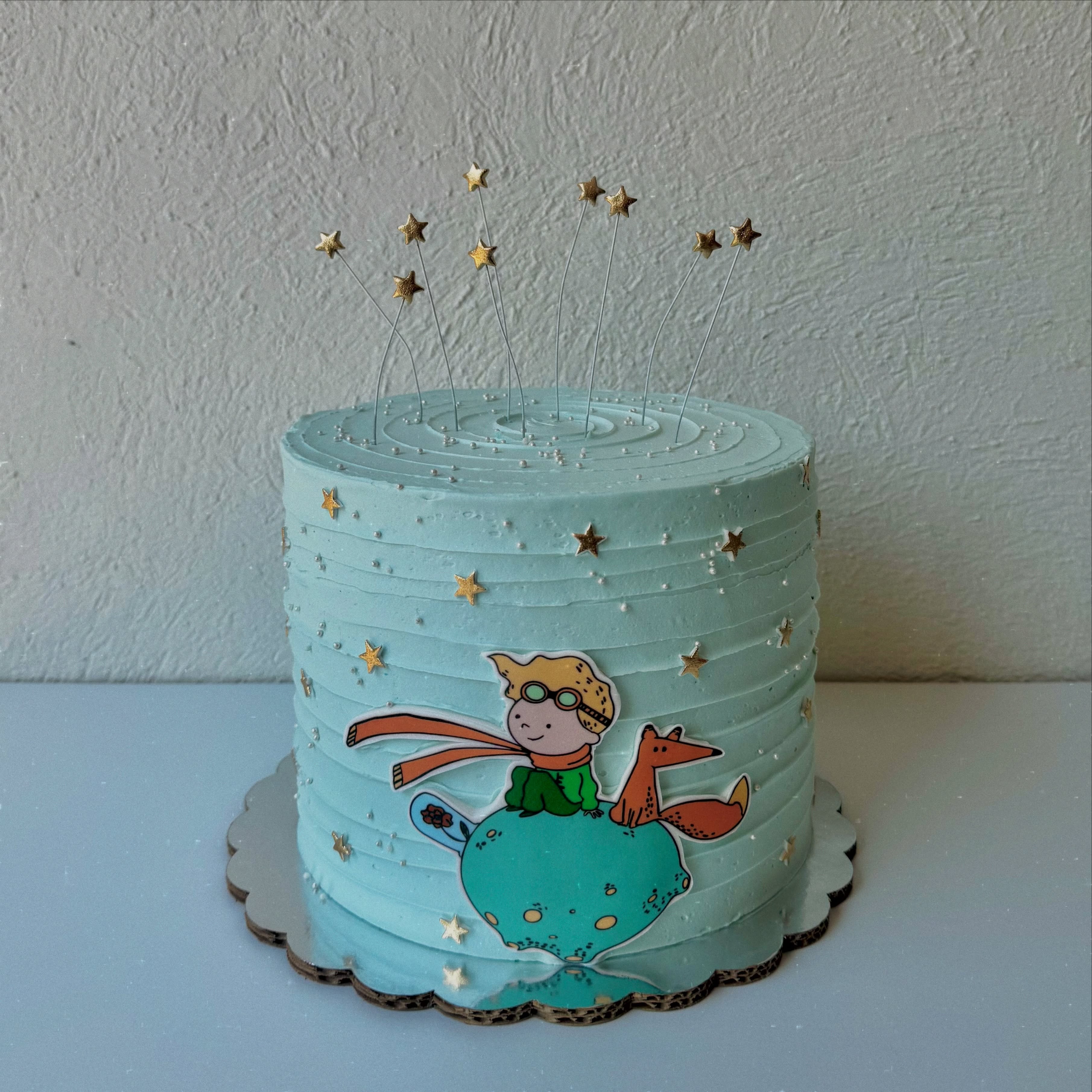 Pastel temático El Principito y El Zorro Mia Mora Cake Studio